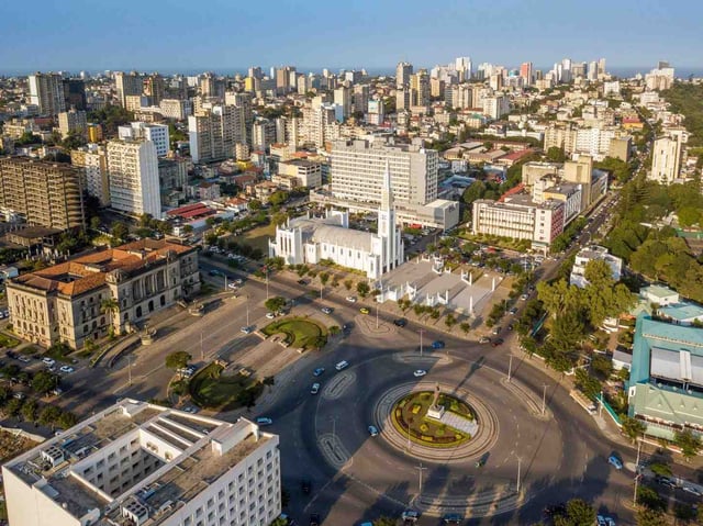 Independance Square In Maputo Mozambique