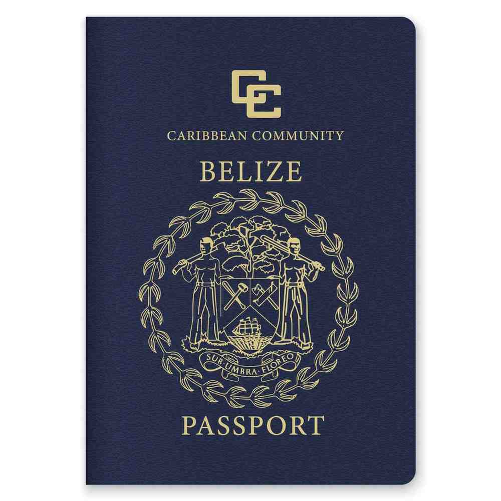 Close Up Of A Belize Passport