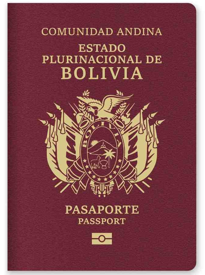 Close Up Of A Bolivia Passport