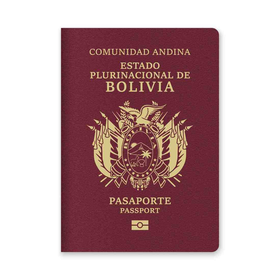 Close Up Of A Bolivia Passport