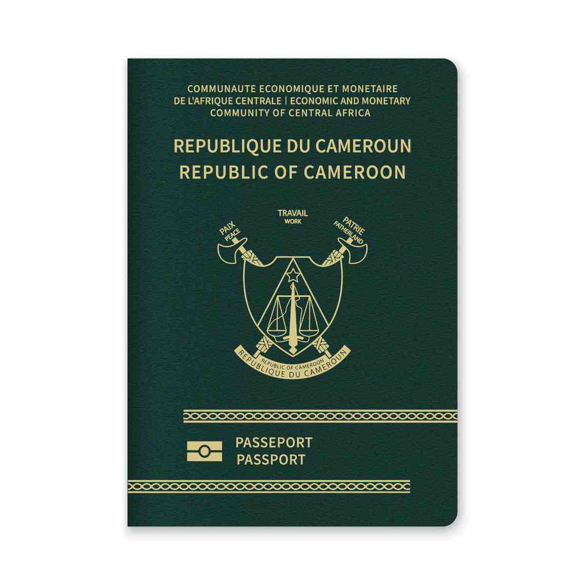 Close Up Of A Cameroon Passport
