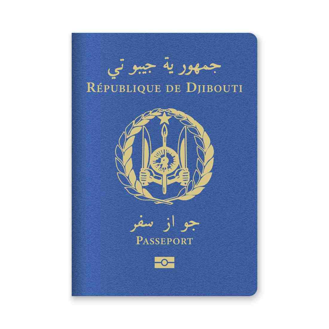 Close Up Of A Djibouti Passport