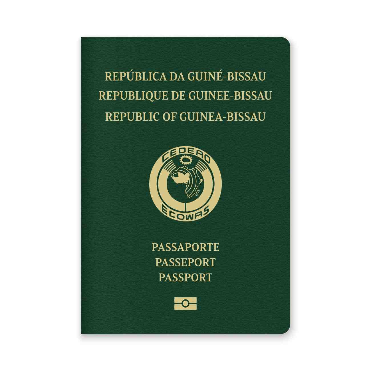 Close Up Of A Guinea Bissau Passport