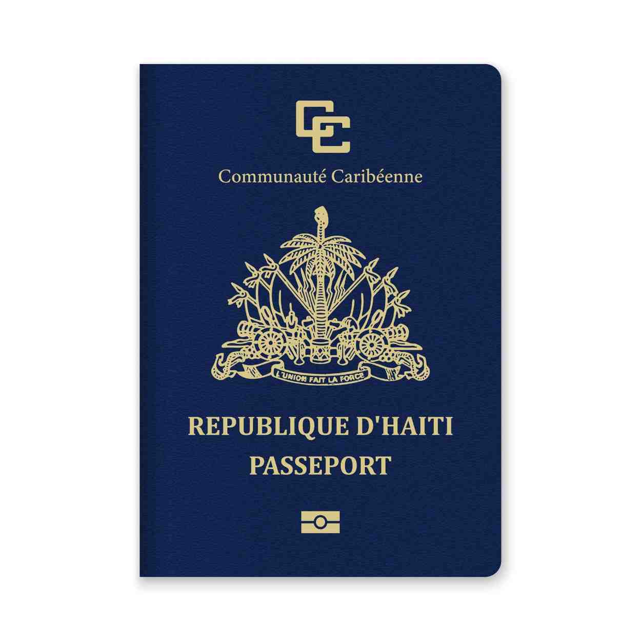 Close Up Of A Haiti Passport