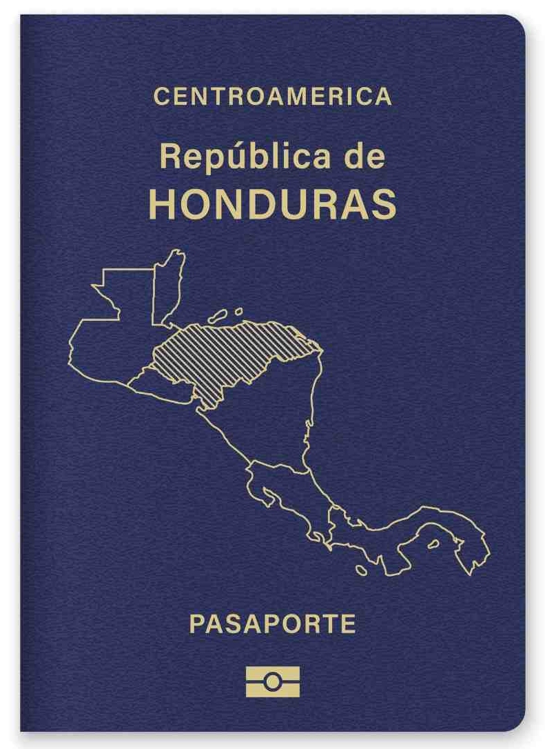 Close Up Of A Honduras Passport