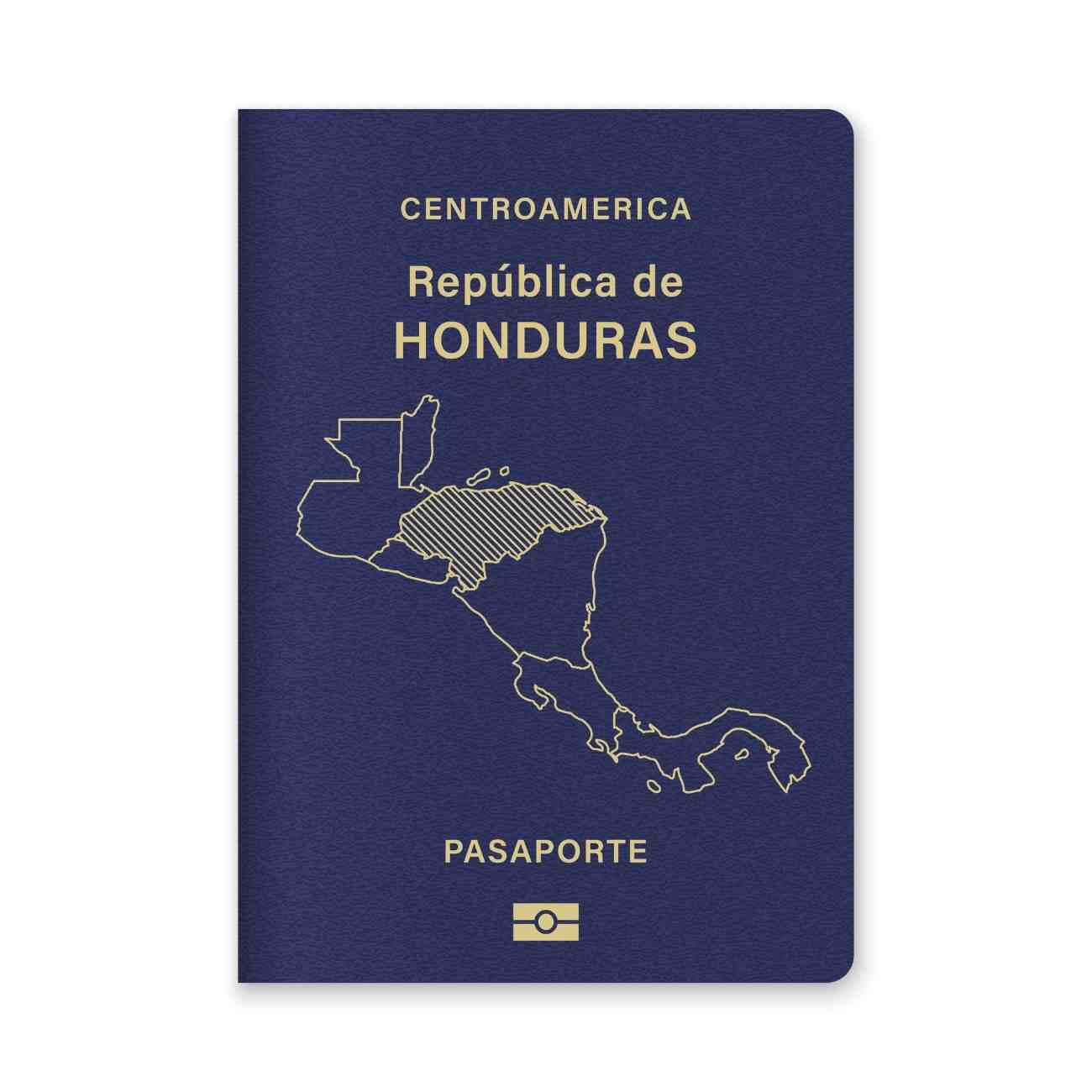 Close Up Of A Honduras Passport