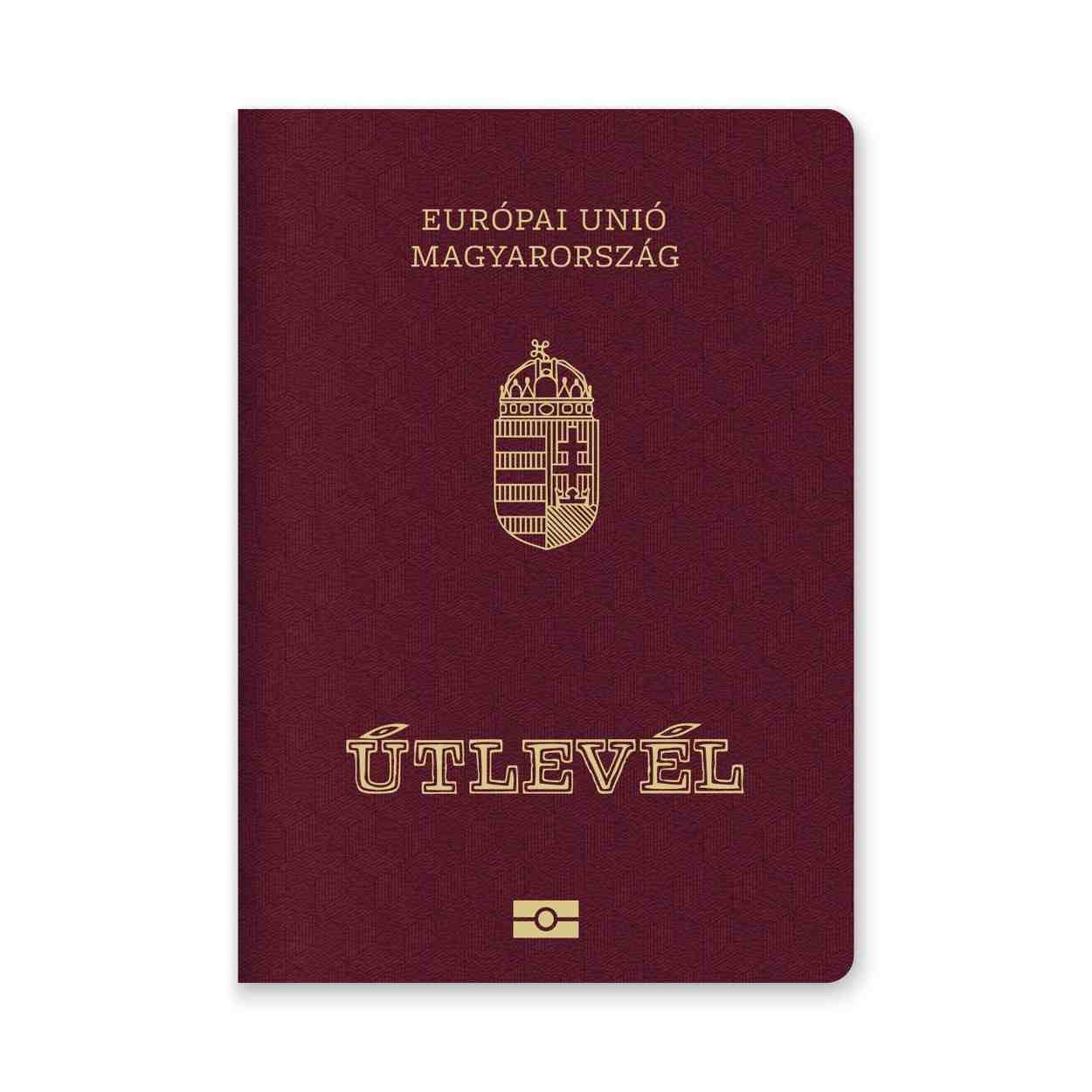 Close Up Of A Hungary Passport