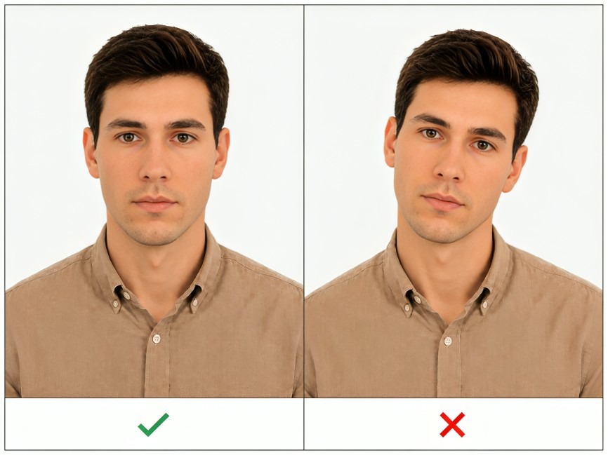 Correct And Incorrect Head Positioning Photos