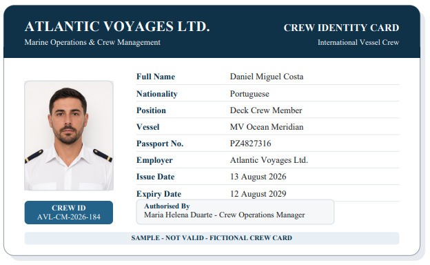 Crew Card Id