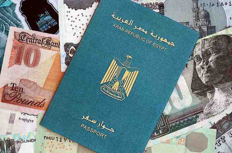 Egyptian Currency And Passport