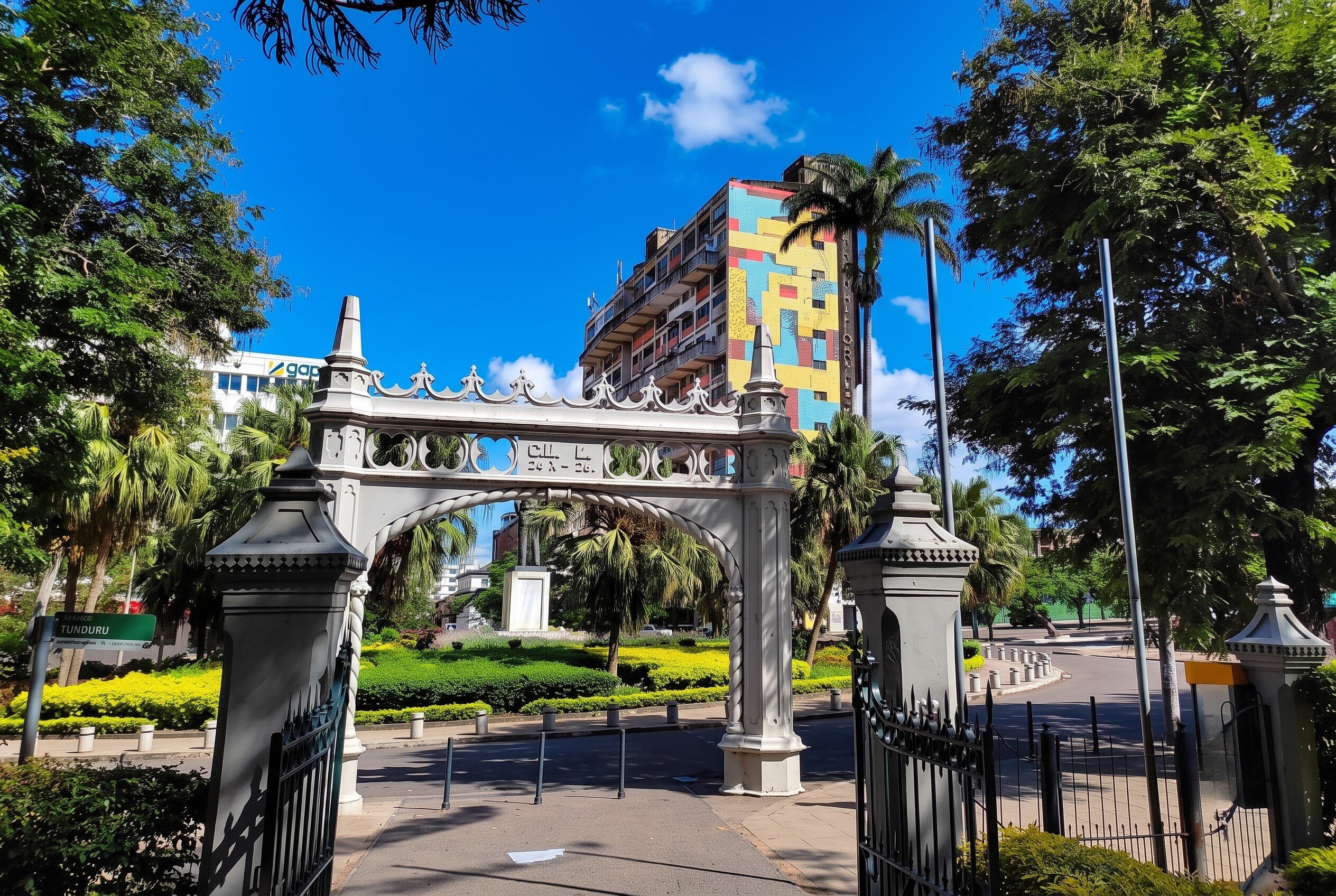 Entry Of Tunduru Botanical Gardens