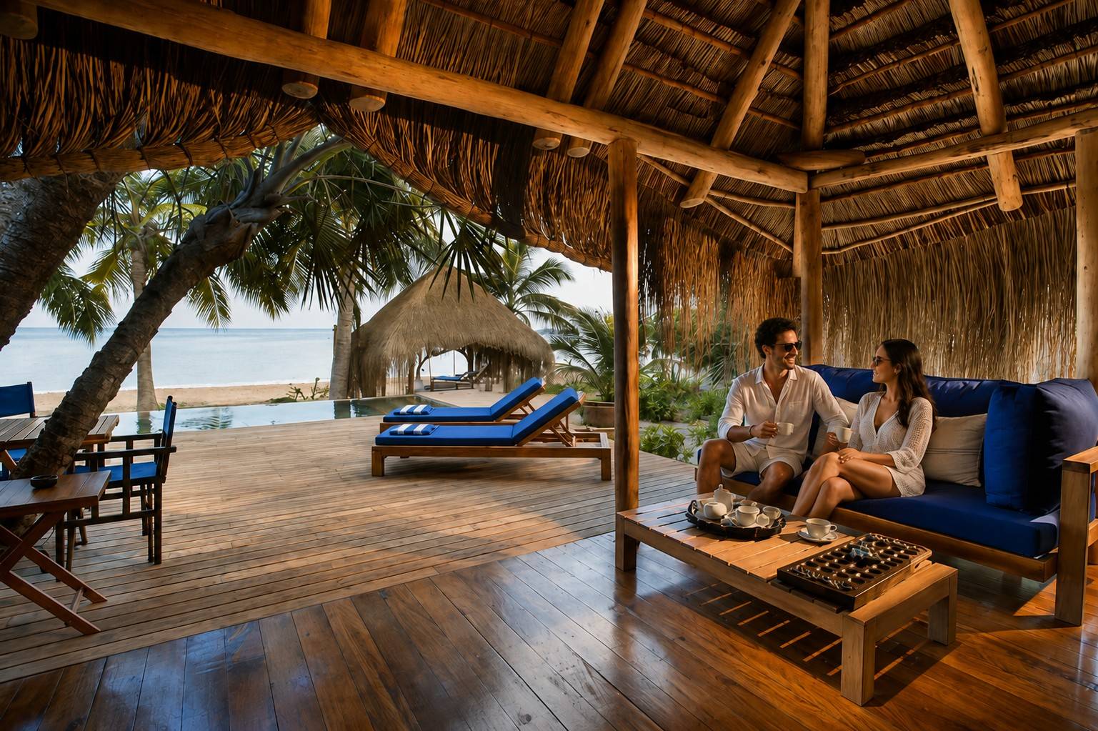 Guests Relaxing At Beyond Benguerra
