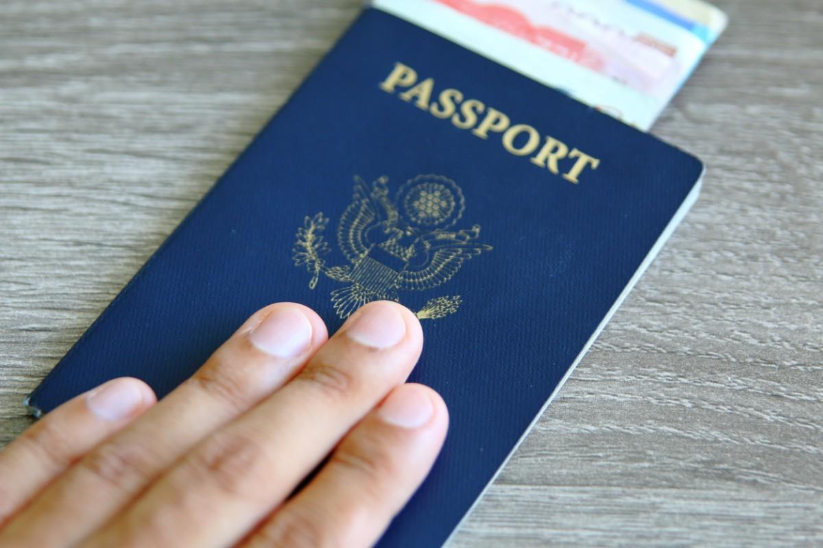 Hand With Passport