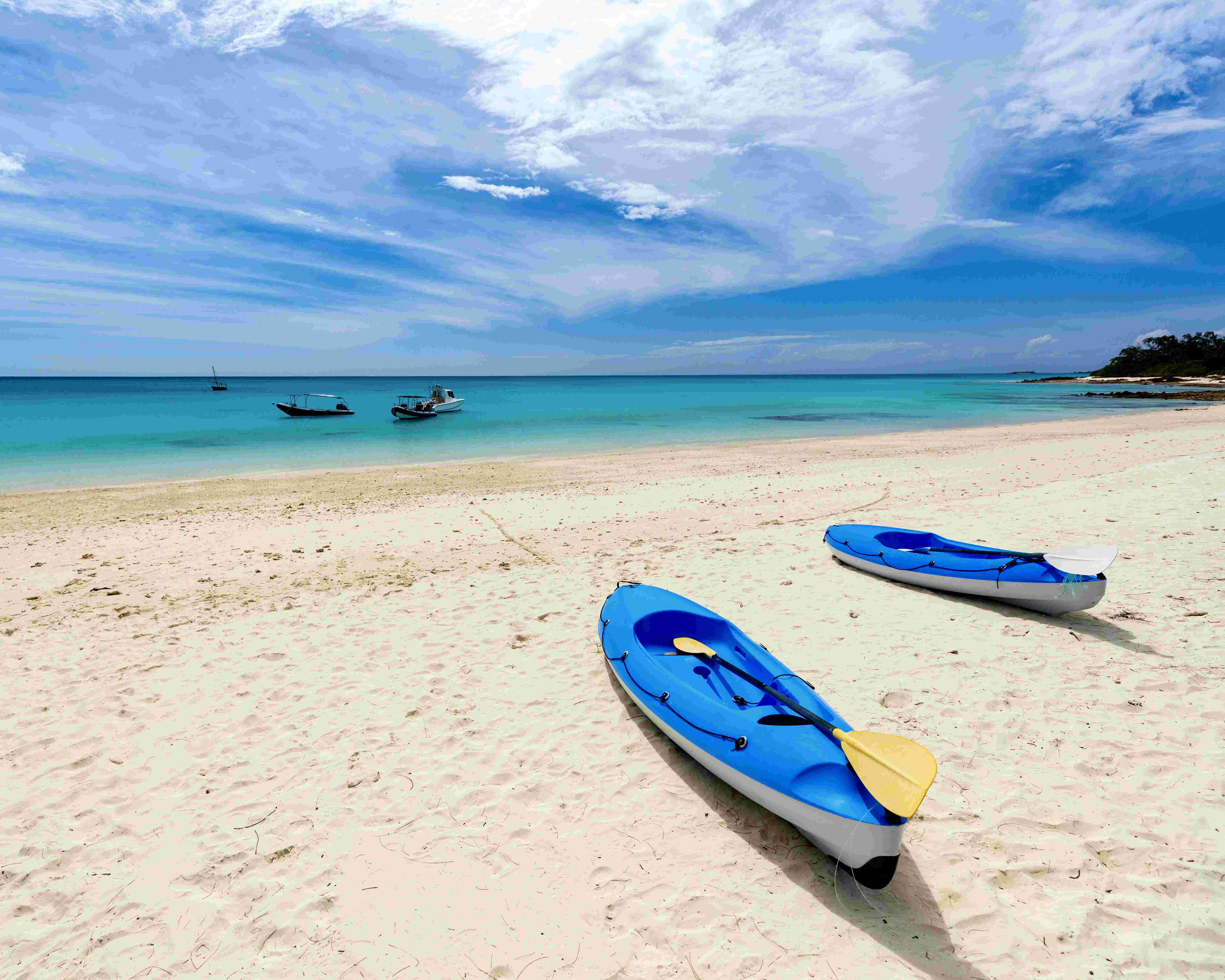 Kayaking on Mozambique Beaches