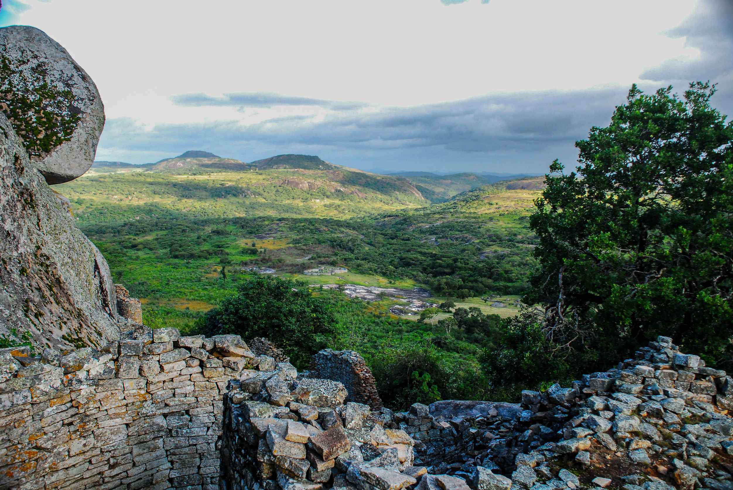Landscape View From The Great Zimbabwe Ruins In Zimbabwe