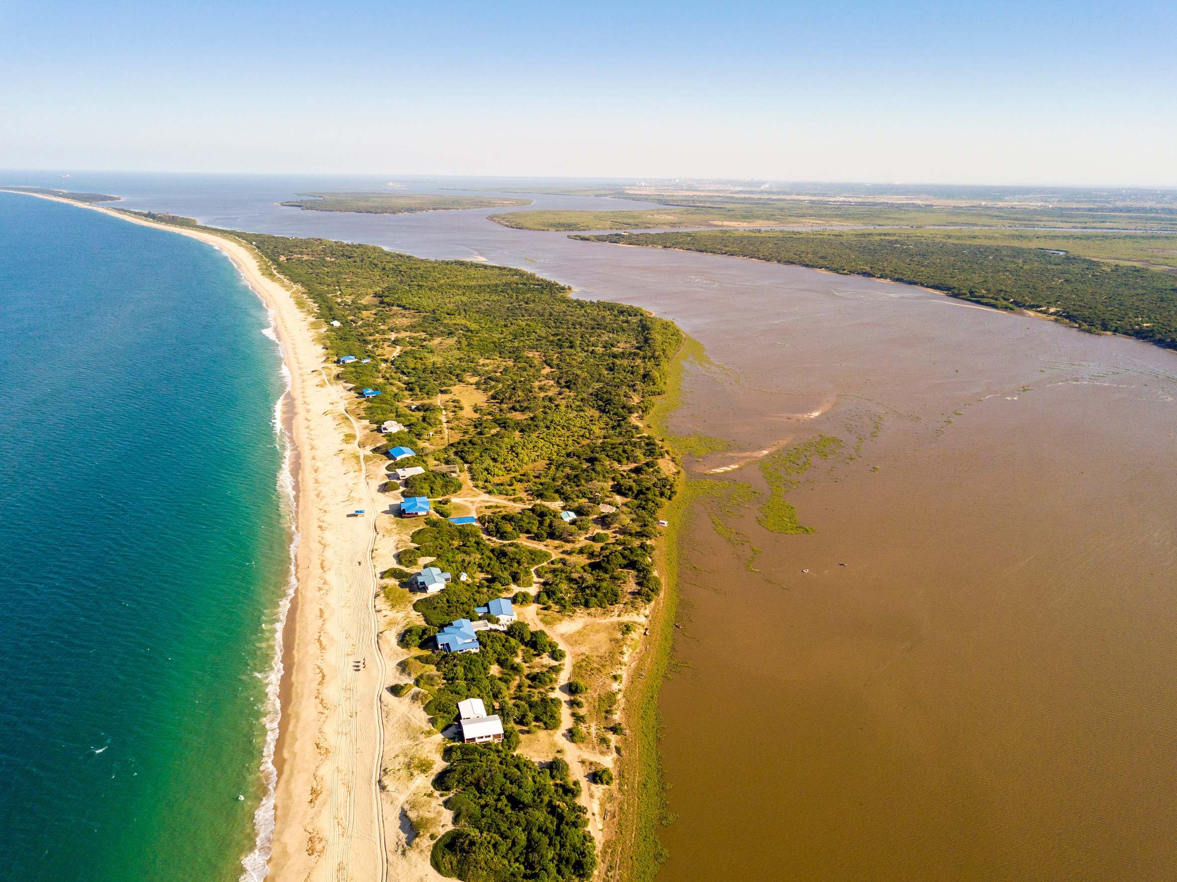 Macaneta Beach In Mozambique
