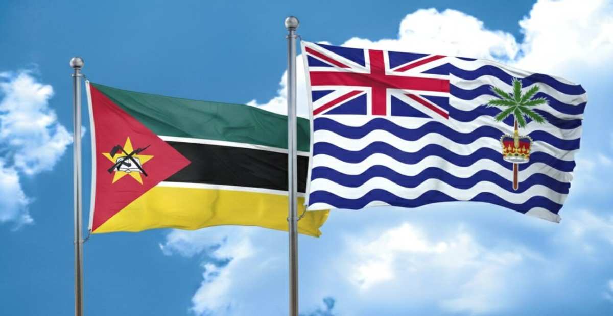 Mozambique And British Indian Ocean Territory Flag